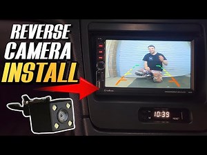 How To DIY Install A Generic Reverse Camera In Any Car | Installing A Head Unit & Reverse Camera