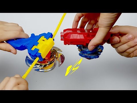 Lần Đầu Đấu Thử Con Quay Beyblade Với Con Quay Hồi Chuyển 5 Cánh Bằng Sắt