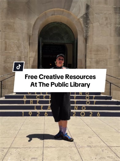 Did you know you can 3D print, record music, and print free posters in L.A. without spending a single dollar? 🖨️🎨 Tucked inside the Central Library in Downtown Los Angeles is the Octavia Lab—a complete DIY creative makerspace that is 100% free to use with an LAPL library card! 💳✨ #losangeles #lapl #freethingstodo #librarycard