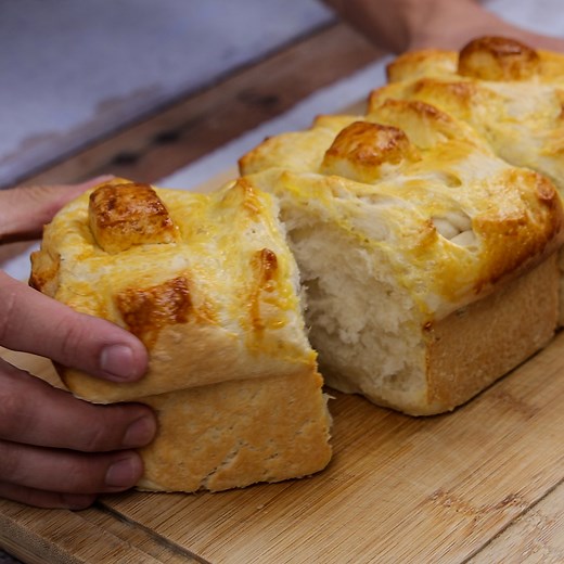 The famous homemade cream bread, as you have never seen before! | Recipes Learn