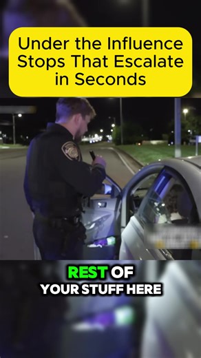 Under the Influence Stops That Escalate in Seconds #bodycam #cops #fyp #police #policeofficer