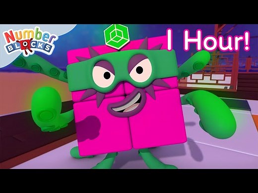 Numberblocks Fun! | Full Episodes - 1 Hour Compilation | 123 - Learn to Count - Videos For Kids
