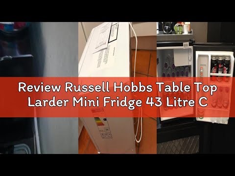 Review Russell Hobbs Table Top Larder Mini Fridge 43 Litre Capacity, Reversible Door & Adjustable Fe