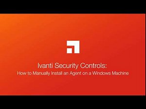 Security Controls: How to Manually Install an Agent on a Windows Machine