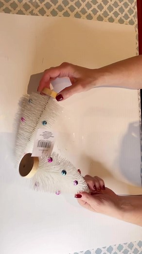 210K views · 1.4K reactions | Dollar Tree bottle brush makeover. #dollartreediy #christmasdiy #christmasdecorations #christmasdecor # | The Craftessa | Facebook