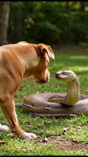 canine vs pyton who's gonna win#goviralshort
