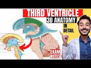 third ventricle anatomy 3d | anatomy of third ventricle of brain anatomy