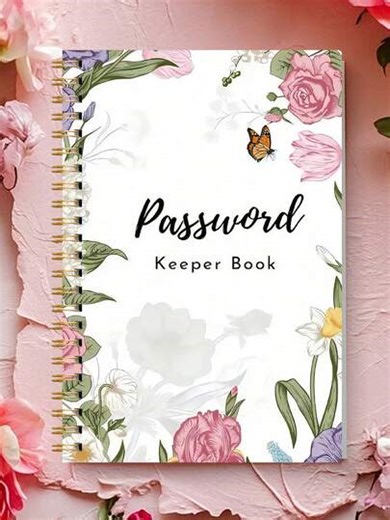 1pc Simple Password Book, Minimalist 52 Sheets Advanced Address Password Manager With Website Password Quick Access Username And Password Storage Perfect For Home Office Internet Computer Logins,School Office Supplies,Office Desk Accessories,Teacher Appreciation Gifts Mothers Day Gift | SHEIN