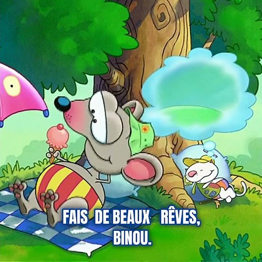 Binou has sweet dreams