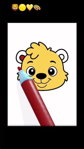 🦁🟡💛🎨 #drawing #art #easydrawing #magic #draw #magic