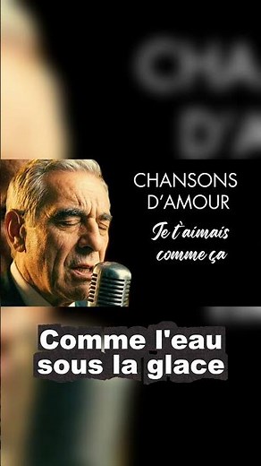 Je T'aimais Comme Ça 💕 In the Style of Aznavour