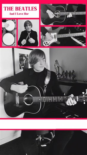 THE BEATLES :- AND I LOVE HER COVER BY LOGAN PAUL MURPHY ❤️💙 #thebeatles #coversongs #loganpaulmurphy | Logan Paul Murphy Music