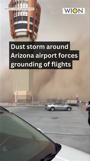 40K views · 220 reactions | Massive dust storm halts over 200 flights in Phoenix, Arizona #Phoenix #Arizona #UnitedStates #WIONUncut | WION | Facebook