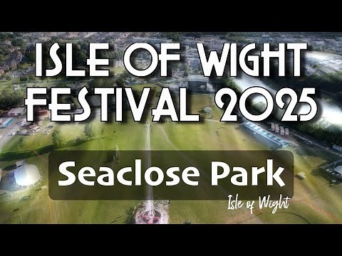 Isle of Wight Festival 2025 Site Prep | Drone Tour of Main Stage, Big Top & Campsites!