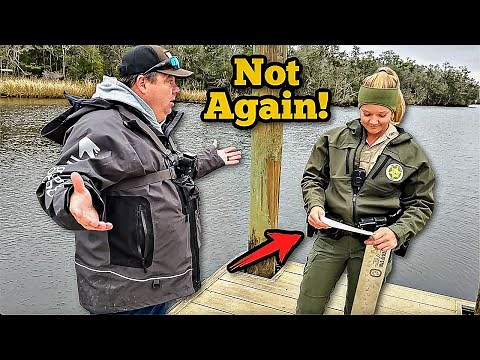 GAME WARDEN Checked Us With A BIG FISH On Board *We Weren't Prepared*