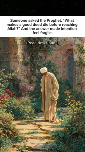 What makes a good deed die before reaching Allah? #allah #islam