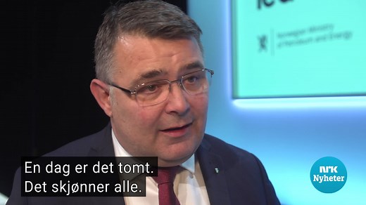 Olje- og energiminister Kjell-Børge Freiberg (Frp) mener at Norge skal utvinne olje i lang tid fremover.