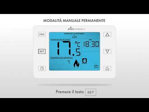 Plikc Neve serie X - Modalità manuale permanente
