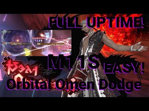 M11S - Orbital Omen Easy Dodge Guide - Full Uptime! - FFXIV Savage Raid - Arcadion M11S - The Tyrant