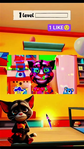 Funny Talking Tom TV Remote Prank! #cartoon #funny #talkingtom #cat #treding
