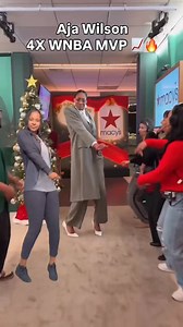 Aja Wilson 4X WNBA MVP - THE FIRST TO EVER DO THIS - AJA MAKING HISTORY 📈🔥💯 Whether you watch the game or not you have to respect this 💯 @aja22wilson @jenniferhudsonshow #fyp #explorepage | ShyneOn143