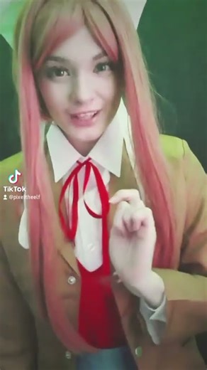 Taking out the Competition #shorts #cosplay #ddlc #monika #ddlcmonika