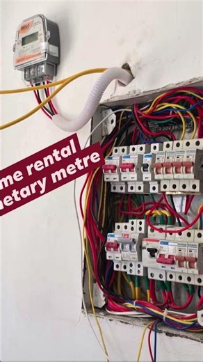 Distribution board installation #electrician