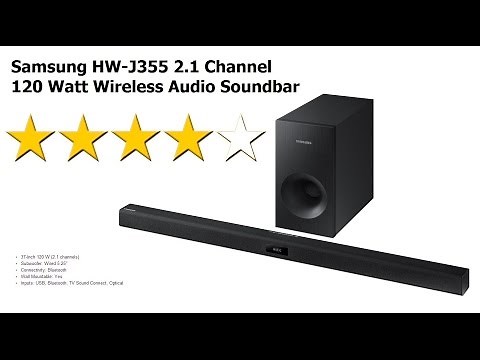 Samsung HW-J355 Soundbar and Subwoofer Unboxing and Review