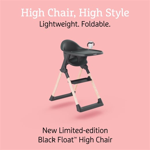 High Chair, High Style Easy to assemble, easy to clean, and easy to fold away, but you probably won’t want to. Float™ Foldable High Chair is made style-forward form and function. | Munchkin