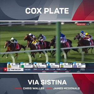 336K views · 2.6K reactions | "A CENTURY OF THE VERY BEST!" After a dramatic week, VIA SISTINA wins the 2024 Cox Plate & gives James McDonald 100 Group 1 victories  | Racing.com | Facebook