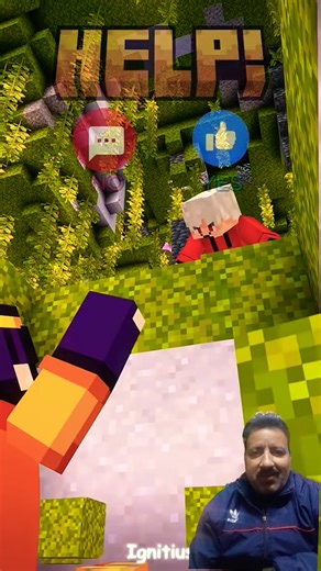 Minecraft when he traps him chiter