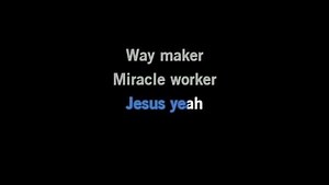 Karaoke Way Maker - Sinach - CDG, MP4, KFN - Karaoke Version