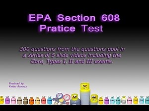 EPA 608 Practice Test core (1 of 2)
