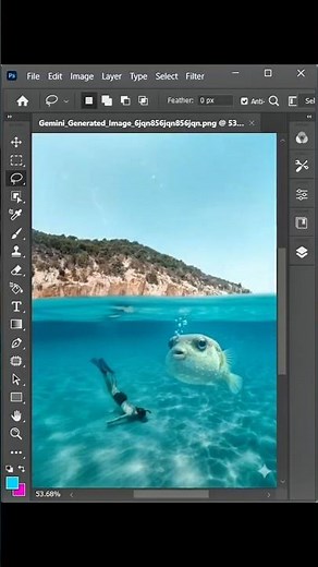 How to Blend Two Photos Seamlessly in Photoshop #viral