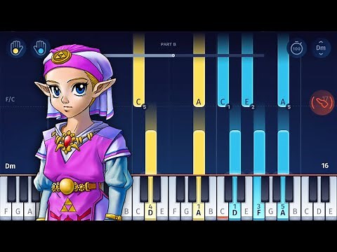 Legend of Zelda - Zelda's Lullaby - EASY Piano Tutorial