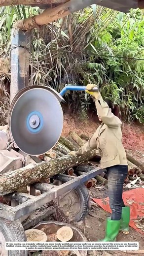 Transformación del bambú: Cómo una sierra circular da vida a nuevos usos