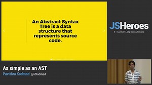 [AST抽象语法树] Pavithra Kodmad - As Simple as an AST