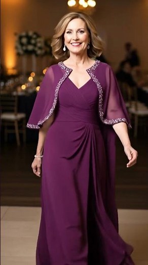 Elegant Rich Purple Mother of the Bride Dresses | Flattering, Age-Defying Looks for Wedding Day