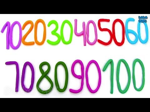 Numbers 10 to100|Learn Number 10-100 with PlayDoh|Count 0to100|PlayDoh Colors |One To Hundred Number