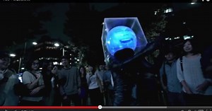 Liquidman lets you dance like a maniac on a busy street from the comfort of your own living room