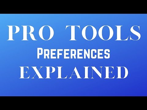 Pro Tools Preferences explained -