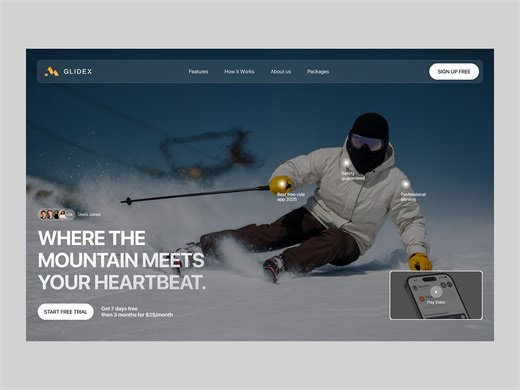 Fitness Website Landing Page