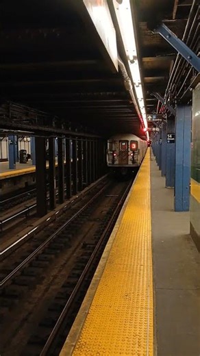 Brooklyn bound R62 3 Express train departing 14th Street 7th Avenue