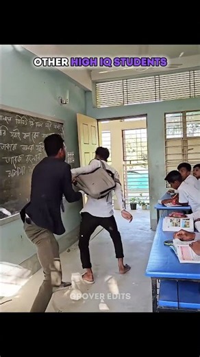 Other High IQ Students VS This Guy ☠️ | #shorts