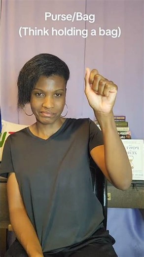 ASL Sign For "Purse/Bag" American Sign Language For Beginners