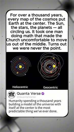 FOR MOST OF HUMAN HISTORY WE THOUGHT THE UNIVERSE