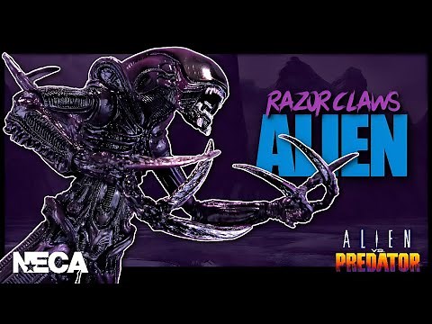 NECA Alien Vs Predator Razor Claws Alien Movie Deco Version ‪@TheReviewSpot‬