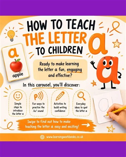 How to Teach the Letter A to Children