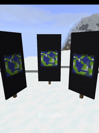 Epic Earth Banner Design in Minecraft