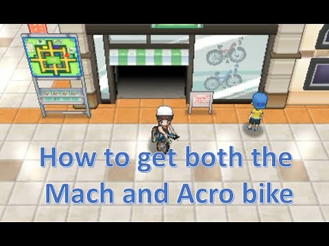 How to get both the Acro and Mach bike in Pokemon Omega Ruby and Alpha Sapphire